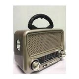 Elarque Nostaljik Radyo Güneş Enerjili ve Müzik Çalar