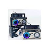 Elarque Nostaljik Radyo Güneş Panelli Çok Fonksiyonlu Bluetooth, Fm Radyo ve Fenerli Hoparlör