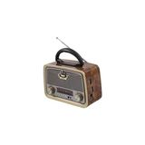 Elarque Nostaljik Radyo Klasik Kahverengi ile Müzik Keyfinizi Taçlandırın