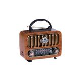 Elarque Nostaljik Radyo Retro Solar Enerjili Müzik Kutusu ile Şık Tasarım