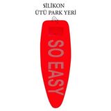 Elarque Ütü Masası ve Aksesuarı Pratik ve Şık Silikon Ütü Masası Kılıfı, 54X135 Cm, Ev Tekstili - 54 x 135 cm