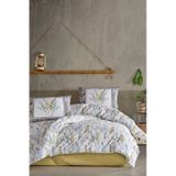 Elart Bloom Fitted Nevresim Takımı Tek Kişilik %100 Doğal Pamuk Ranforce 3 Parça (160X220 Cm) - Renkli