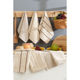 Elart Sophia Mutfak Havlusu 6 Adet (45x30 cm) Bej