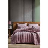 Elart Velvet Comfort Set Uyku Seti Çift Kişilik Kadife 6 parça (230x220cm) Gülkurusu