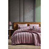 Elart Velvet Comfort Uyku Seti 3 Parça Çift Kişilik Kadife Gülkurusu - Gül Kurusu
