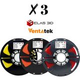 Elas 3D PLA Pro Filament 1.75 mm 3 kg Plastik Malzeme Avantajlı Paket Yüksek Kalite