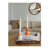 ELASİBEL HOME 2’li şamdan seti, sütun şamdan 2’li set ( MUMLAR DAHİL DEĞİLDİR )