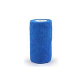 Elastik Kendinden Yapışkanlı Bandaj Koban Mavi Renkli Yapışan Coban 10 Cm X 4,5 Mt