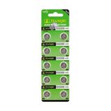 Elasya Hediyelik Buton Pil Saat Lazer Hesap Makinesi Pili 10’lu Paket AG10 LR1130H 389A 1.55V