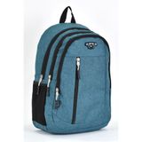 Elatae 5057 Mavi Unisex Ortopedik Çok Gözlü Günlük Seyahat Okul Sırt Çantası