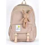 Elatae 51668 Bej Unisex Ortopedik Çok Gözlü Günlük Seyahat Okul Sırt Çantası