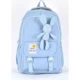 Elatae 51668 Mavi Unisex Ortopedik Çok Gözlü Günlük Seyahat Okul Sırt Çantası