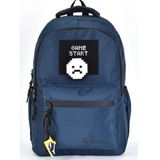 Elatae 51691 Lacivert Ortopedik Çok Gözlü Unisex Okul Sırt Çantası
