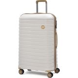 Elatae Ground Büyük Boy Valiz Kırılmaz Pp Hafif Darbe Dayanıklı 360° Sessiz Teker 010663 - Bej