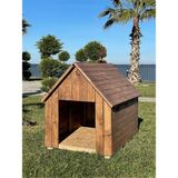 Elawoodworking Ela Woodworking Ahşap Büyük Boy Köpek Kulübesi