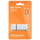 Elba 8GB Plastik Beyaz-Turuncu 3.2 USB Flash Bellek