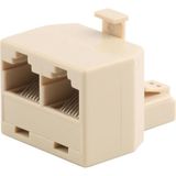 Elba 8P8C Jack- 2X8P8C Jack 2Li Rj45 Telefon Jackı Çoklayıcı Jk8464 - Yok