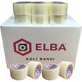 Elba Bant 60X100 1 Koli (60 Adet) Geniş | Hotmelt | Şeffaf Ambalaj | Paketleme