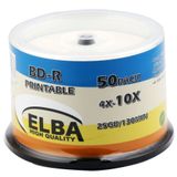 Elba BD-R 10X 25GB 50'li Cake Box Prıntable Blu-Ray