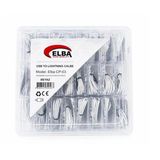 Elba Cp-03 Şeffaf Kutulu Usb To Lightning 24Lü Beyaz Şarj Kablosu (Kdo)