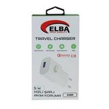 Elba ELB09 5W 2.1A Hızlı Şarj Akıllı Koruma Usb EV Şarj Kafası