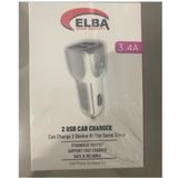 Elba ELB28-AR3P 3.4A 2 USB Çıkışlı Araç Şarj Aleti