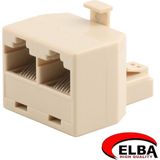 Elba Jack 2li RJ45 Çokla