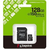 Elba Kingston SDCS3-128GB 128GB Microsdxc Canvas Select Plus Gen3 150MB-S A1 Card + Adapter Hafıza Kartı