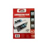 Elba Laminasyon Filmi A3 100 Mikron 100 Lü 303 X 426 Mm Laminasyon Filmi