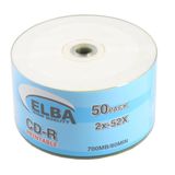 Elba Printable CD-R 700Mb 80dk 56x 50'li Shrink Boş CD