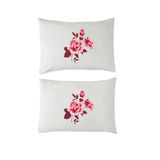 Elbasan Tekstil 50x70 Fermuarlı 2 Adet Rose Yastık Kılıfı