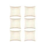 Elbasan Tekstil 6 Adet Punch Keten Kırlent Kılıfı Bej 43 X 43 Cm