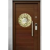 Elbasan Tekstil Kapı Süsü Papatya Görselli Mdf Üzerine Baskı 30 X 30 Cm