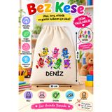 Elbasan Tekstil Kişiye Özel Ayakkabı Torbası Kesesi 30 x 40 Cm Büzgülü