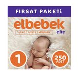 Elbebek Elite No:1 Yenidoğan 250 Adet Bebek Bezi