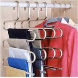 Elbise Askılığı 5 Katlı Akıllı Pantolon Eşarp Askısı 6143 - Krom