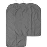 Elbise kılıfı, koyu gri, 3 parça