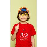 Elbiseciniz 23 Ni?san Cumhuriyetimizin 100. Yılına Özel Atatürk Silüeti Baskılı Kırmızı Çocuk T-Shirt/tişört - 12