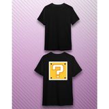 Elbiseciniz Erkek Sırt Baskılı Basic T-Shirt / Tişört - 2XL - Siyah