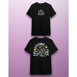 Elbiseciniz Everything Yazılı Sırt Baskılı Unisex Tişört/ %100 Pamuk Dtf Baskılı T Shirt - Siyah - XL