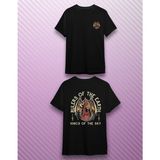 Elbiseciniz Kings Of The Sky Sırt Baskılı Tişört- %100 Pamuk - Unisex Tişört - Siyah
