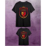 Elbiseciniz Şampiyon Aslan Tişörtü -Baba Oğul Kombin T-Shirt (Tek Adet Fiyatıdır. Kombin Yapmak Için Ekleyiniz) - Siyah - 6 Yaş