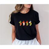 Elbiseciniz Yılbaşı Tişörtü, Noel Tişörtü, Mutlu Yıllar Yeni Yıl Kostümü, 2024 Christmas Tshirt - 12 - Siyah