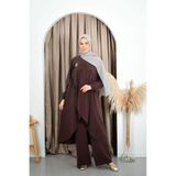 ELBİSHE Asimetrik Kesim Salaş Tunik Pantolon Takım