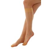 Elchee Wear Fit 15 İnce Parlak Dizaltı Çorap Sahra 5'li Premium Kutu PETA Vegan Onaylı