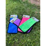 Elcy 1 Adet 30X40 cm Mikrofiber Biyeli Kalın Çift Taraflı Araç Kurulama Havlusu ve Cila Bezi - Renkli