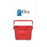 Elcy 12 Lt Temizlik Kovası Cam Kovası Temiz Su Kovası Kırmızı