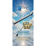 Elcy 45 cm Metal Çekpas Çekçek + Metal 120 cm Sap - Gri