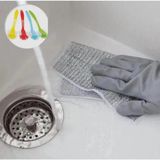Elcy 5 Adet Çift Taraflı Bulaşık Bezi Teli Lavabo Fırçası - Gri