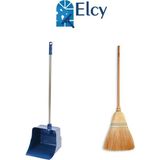 Elcy Çöpçü Faraş Seti Temizleme Takımı Çalı Çırpı Temizleme Seti Faraş Seti - Renkli